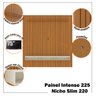 Painel Ripado para Tv até 75 Polegadas Intense com Nicho 229cm - 9