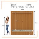 Ver mais imagens de Painel Ripado para Tv até 75 Polegadas Intense com Nicho 229cm