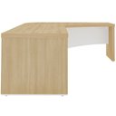 Ver imagem 6 de Mesa para Escritório em L Direito 200x180cm Atria Executiva A02 Carvalho Branco - Lyam Decor