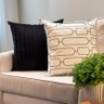 Conjunto de Capa para Almofadas Serena Preto Sense - 2