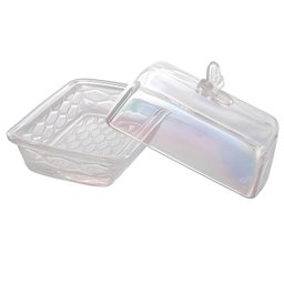 Manteigueira Bee de Vidro Rainbow 15 Cm - 3