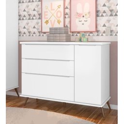 Cômoda Melinda - Branco - Palladium Decor - 1