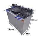 Ver imagem 2 de Fritadeira Elétrica Profissional Água e Óleo 8kw Cuba 54L 220v