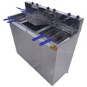 Ver imagem 1 de Fritadeira Elétrica Profissional Água e Óleo 8kw Cuba 54L 220v