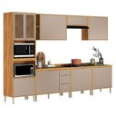 Ver imagem 1 de Cozinha Modulada Plena 7 Peças Cinamon Nude Prime Tx - Demóbile