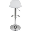 Ver imagem 5 de Conjunto 2 Banquetas Joly Eames Base Giratória Cromada Movescan Branca Branca