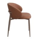 Ver imagem 3 de Cadeira Firenze Base Champagne - Pu Caramelo