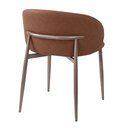Ver imagem 4 de Cadeira Firenze Base Champagne - Pu Caramelo