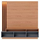 Ver imagem 3 de Estante para Tv até 75 Polegadas Humaitá 2 Portas Freijó/cinza Fosco - Colibri