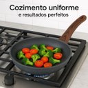 Ver imagem 2 de Frigideira Antiaderente Cerâmica 24cm Cinza Cabo Soft Touch