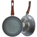 Ver imagem 3 de Frigideira Antiaderente Cerâmica 24cm Cinza Cabo Soft Touch