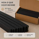 Ver imagem 5 de Kit 1 Rodapé de Poliestireno 7cm Altura Barra 2m