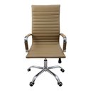 Ver imagem 3 de Kit 3 Cadeiras Eames Esteirinha Presidente Escritório Alta