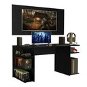 Ver imagem 2 de Mesa Para Computador Gamer e Painel Para Tv Até 50 Preto