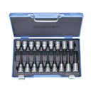 Ver imagem 1 de Jogo de Chaves Soquetes Tork Hexalobular de T20 À T60 Encaixe 1/2" com 18 Peças - Gedore 024797