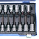 Ver imagem 3 de Jogo de Chaves Soquetes Tork Hexalobular de T20 À T60 Encaixe 1/2" com 18 Peças - Gedore 024797