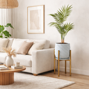 Ver imagem 2 de Suporte para Vasos de Plantas com Cachepot em Metal Desmontável 40cm Dourado