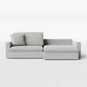 Ver imagem 7 de Sofá Cama Bélgica Retrátil e Reclinável 2,30m em Linho Diamond Premium Cinza Claro - Home Mobily