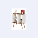 Ver imagem 3 de Cantinho do Café Buffet Aparador Axios Modelo Retrô Nichos:off White