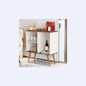 Cantinho do Café Buffet Aparador Axios Modelo Retrô Nichos:off White