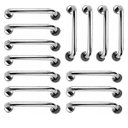 Ver imagem 1 de Barra de Apoio 40cm Aço Inox Kit 14 Unidades Idoso Cadeirante Deficiente Acessibilidade Banheiro Box