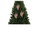 Ver imagem 4 de Jogo 3 Galhos Pick Natal Multi Folhas Rosê Gold Fosco 28cm - Magizi