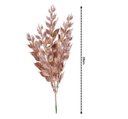 Ver imagem 3 de Jogo 3 Galhos Pick Natal Multi Folhas Rosê Gold Fosco 28cm - Magizi