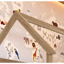 Ver imagem 6 de Cama Infantil Montessoriana com Cama Auxiliar e Rodízios - Completa Móveis