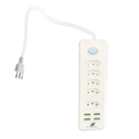 Ver imagem 2 de Filtro de Linha Bivolt 10a Cabo 2m 5 Tomadas 4 Usb X-cell