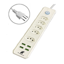 Ver imagem 1 de Filtro de Linha Bivolt 10a Cabo 2m 5 Tomadas 4 Usb X-cell