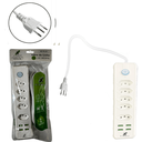 Ver imagem 4 de Filtro de Linha Bivolt 10a Cabo 2m 5 Tomadas 4 Usb X-cell