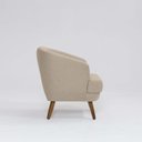 Ver imagem 4 de Poltrona para Sala de Estar Pés em Madeira Tamara