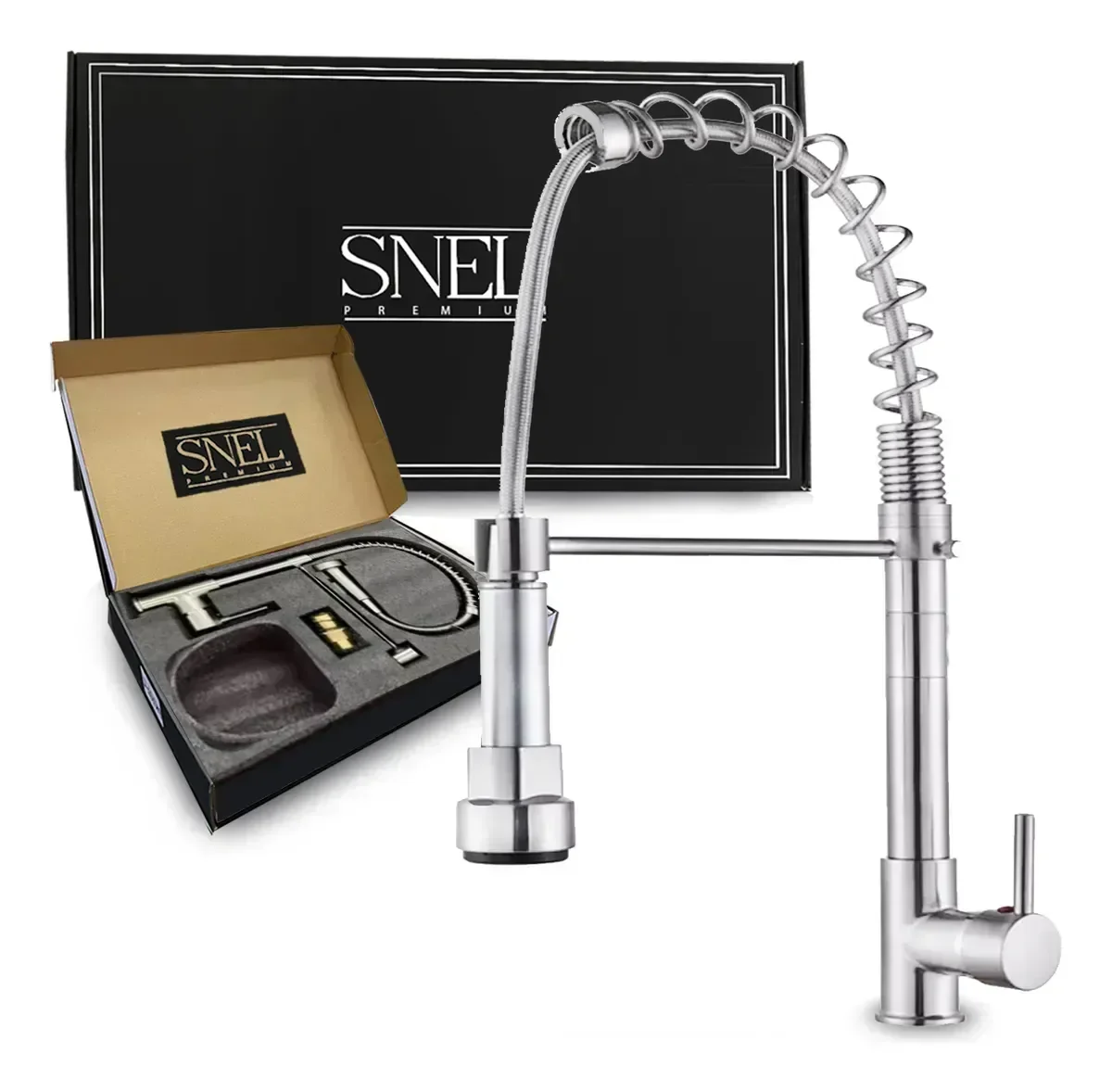 Torneira Gourmet Inox 50cm Pk101-c Sn02 Snel Premium Modelo: Bancada Cor: Cromada - 3