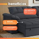 Ver imagem 6 de Sofá Retrátil e Reclinável 4 Lugares 2,50m Monique