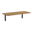 Ver imagem 3 de Multiuso Quarto Kit 2 Prateleiras Industrial Li009 21x72x29 Freijo/preto - Kappesberg