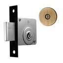 Ver imagem 1 de Fechadura Trava Tetra Auxiliar 140 R68 Roseta Redonda Oxidado 40mm Sm Papaiz