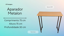 Ver imagem 2 de Aparador Stell Prateleira Ferro Industrial Madeira Rustica - Mdf Claro