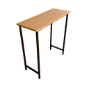 Ver imagem 1 de Aparador Stell Prateleira Ferro Industrial Madeira Rustica - Mdf Claro