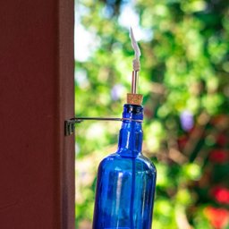 O INCRÍVEL SUPORTE DE GARRAFAS Lamparina Tocheiro DYE - Exclusivo SAT Inox e Alumínio Tocheiro - 12