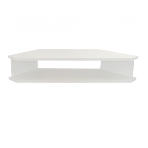 Rack Sala De Canto Branco Para Tv Ate 32 Polegadas Em Mdf