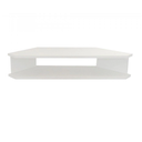 Ver imagem 1 de Rack Sala De Canto Branco Para Tv Ate 32 Polegadas Em Mdf