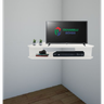 Rack Sala De Canto Branco Para Tv Ate 32 Polegadas Em Mdf - 3