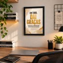 Ver imagem 4 de Quadro Decorativo em Tudo Dai Graças 1 Tessalonicenses 5:18