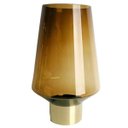 Ver imagem 1 de Vaso de Vidro Cilindro Âmbar Decor - Rio Master Médio