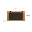 Ver imagem 3 de Painel Valdemóveis Tiradentes Cinamomo 1 Prateleira