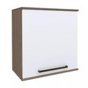 Ver imagem 1 de Armario Evolution Plus Aereo 60cm 1 Porta Tannat/legno/off-white Batrol -