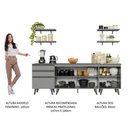 Ver imagem 7 de Armário De Cozinha Compacta 240cm Cinza Nice 01 Cinza