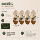 Ver mais imagens de Espelho Adesivo Decorativo Kit 4 Ovais 30x40cm Parede Espelhado Yeet