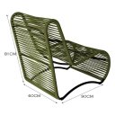 Ver imagem 2 de Poltrona Sossego Corda Náutica Alumínio Piscina Area Externa