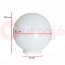 Ver imagem 2 de Globo De Plástico Polietileno Esférico 10x20
